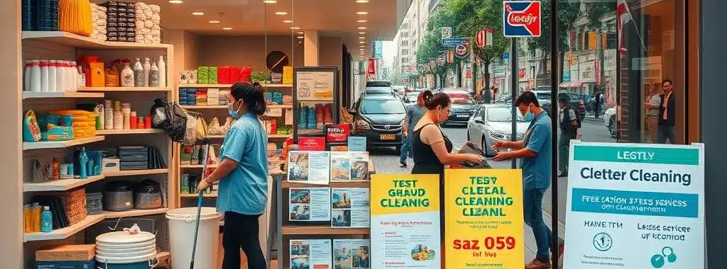 how to advertise for a cleaning business