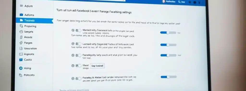 how to turn off advertising on facebook
