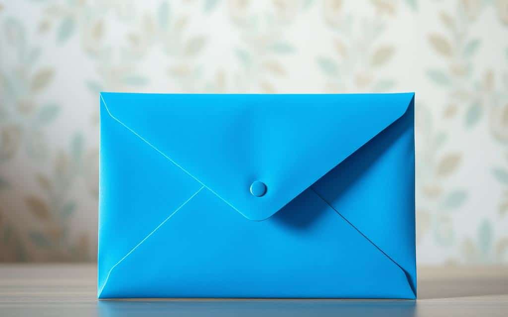 A meticulously designed Valpak blue envelope, pristine and inviting, takes center stage against a softly blurred background. The envelope's distinct azure hue, reminiscent of a clear summer sky, commands attention, its sharp, rectangular form lending an air of professionalism. Subtle highlights accentuate the envelope's crisp edges, while gentle shadows add depth and dimension, creating a sense of tangibility. The lighting, natural and diffused, casts a warm, welcoming glow, evoking a sense of trust and reliability associated with the Valpak brand. The composition is balanced, with the envelope positioned to draw the viewer's eye, hinting at the valuable content within, ready to be discovered.