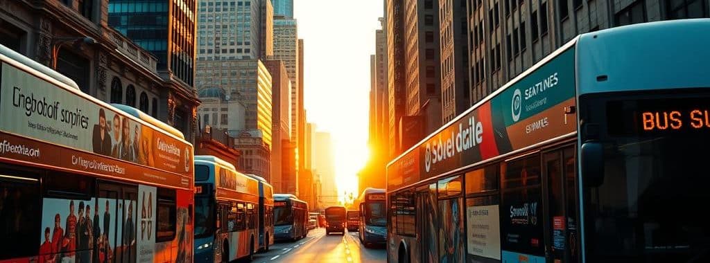 how much does bus advertising cost