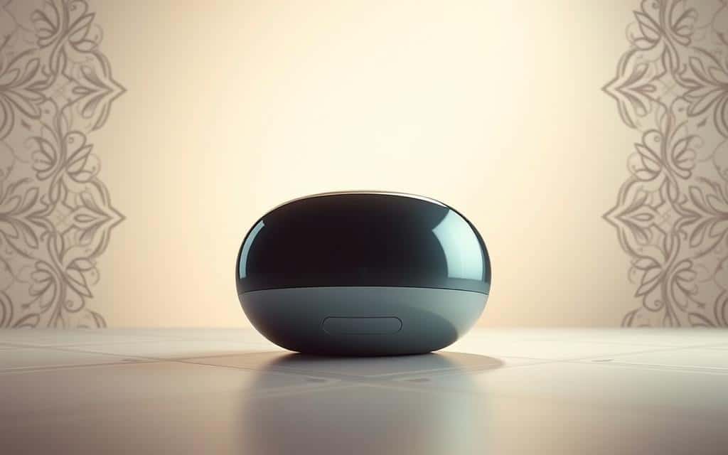 A meticulously crafted, visually striking image of a unique value proposition. In the foreground, a gleaming, minimalist product silhouette against a soft, pastel-toned background. Intricate geometric patterns and subtle gradients create a sense of depth and visual interest. The lighting is soft and diffused, casting gentle shadows that accentuate the product's form. The composition is balanced, with the product positioned off-center, drawing the viewer's eye. The overall mood is one of elegance, innovation, and the promise of a transformative experience. This image captures the essence of a truly unique value proposition - a product that stands out, inspires, and captivates the audience.