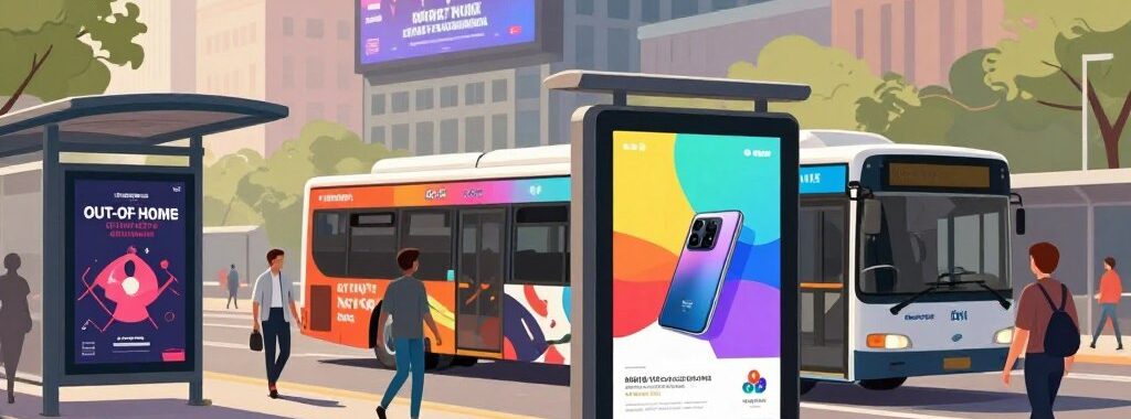 what is out-of-home (OOH) advertising and its examples