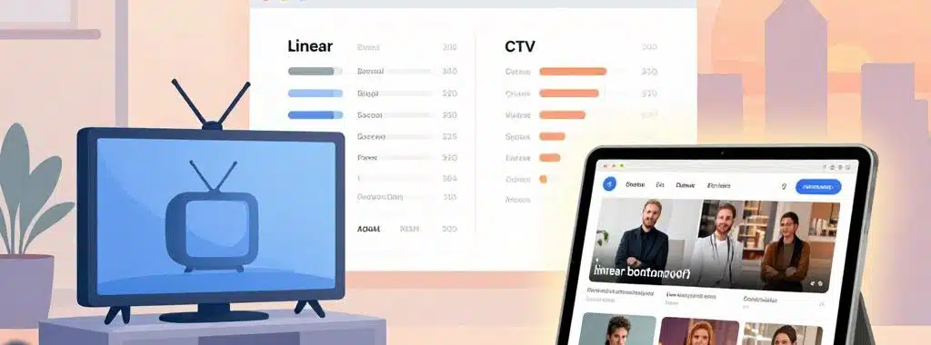 what is the difference between linear and CTV advertising