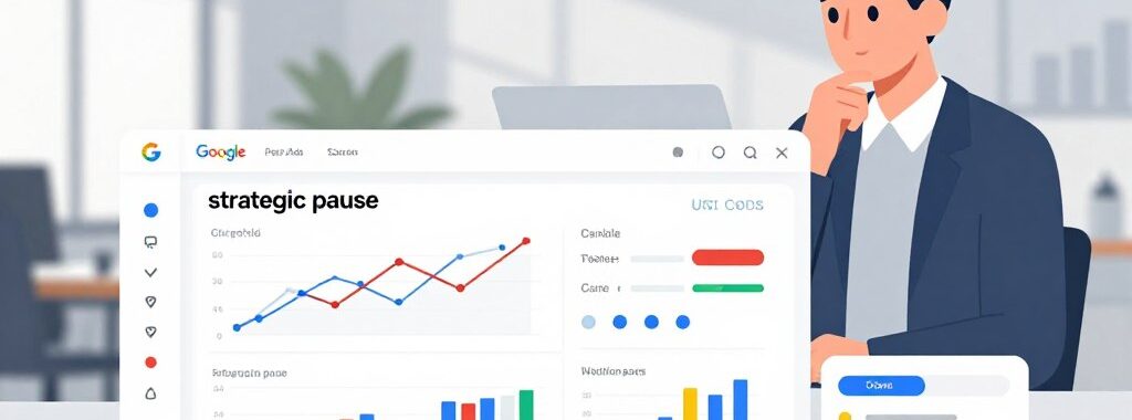 how to pause google ads without losing data