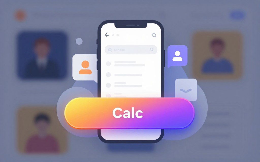 A modern, visually striking landing page design focusing on a strong call-to-action button. In the foreground, a large, vibrant button in a contrasting color, clearly drawing the eye, surrounded by minimalist elements like icons or images indicating user engagement. In the middle, a smartphone or laptop displaying an engaging interface with a sleek design, emphasizing usability. The background features a blurred, soft gradient of cool tones, conveying a professional and inviting atmosphere. The lighting is soft and even, highlighting the call-to-action button without distracting shadows. The overall mood is dynamic and motivating, encouraging interaction. No text or clutter in the image, just a clear, compelling visual representation of effective design principles.