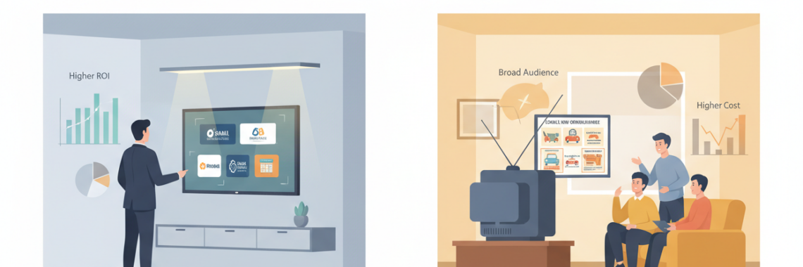 streaming ads vs cable tv ads